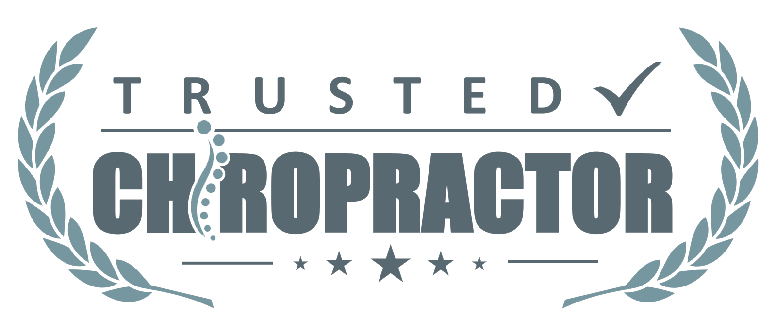 Trusted Chiropractor Badge Teal